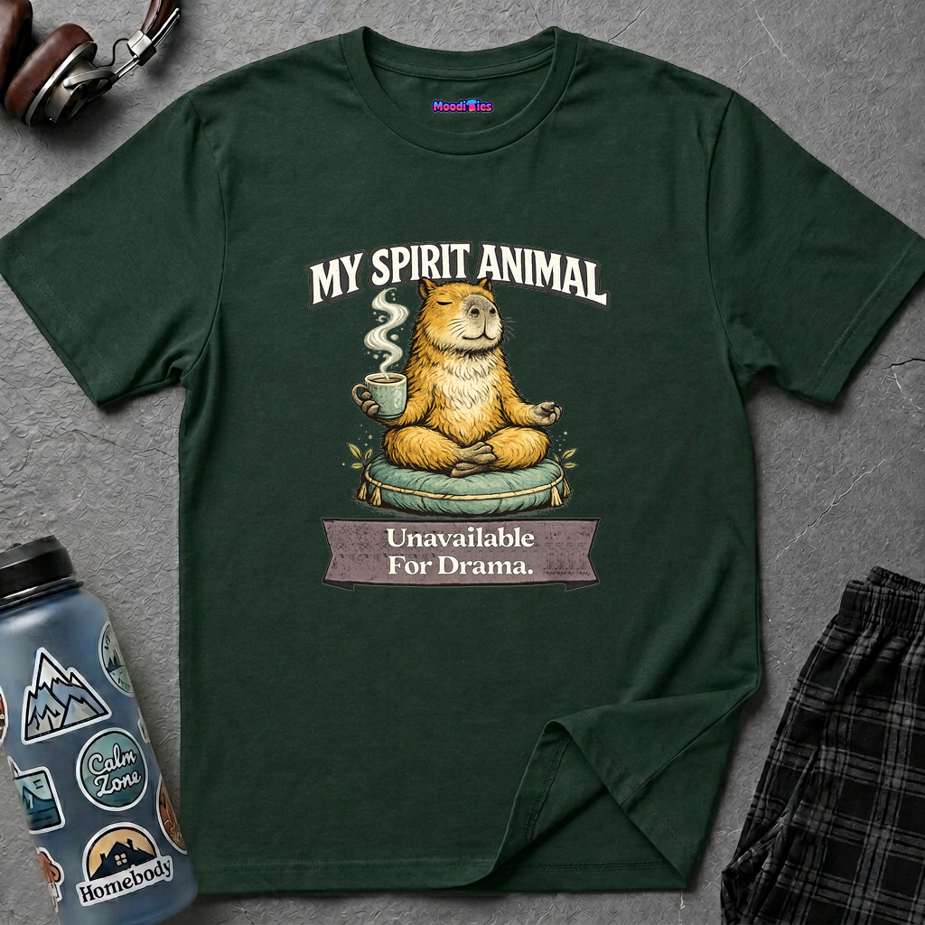 "My Spirit Animal: Capybara (Unavailable For Drama)" T-Shirt
