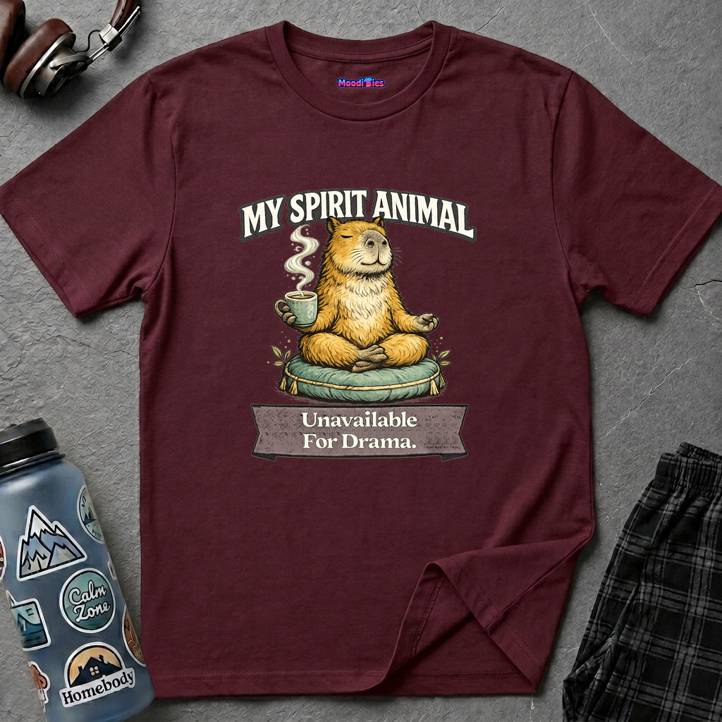 "My Spirit Animal: Capybara (Unavailable For Drama)" T-Shirt