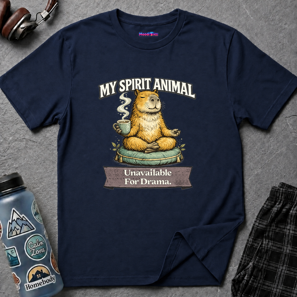 "My Spirit Animal: Capybara (Unavailable For Drama)" T-Shirt