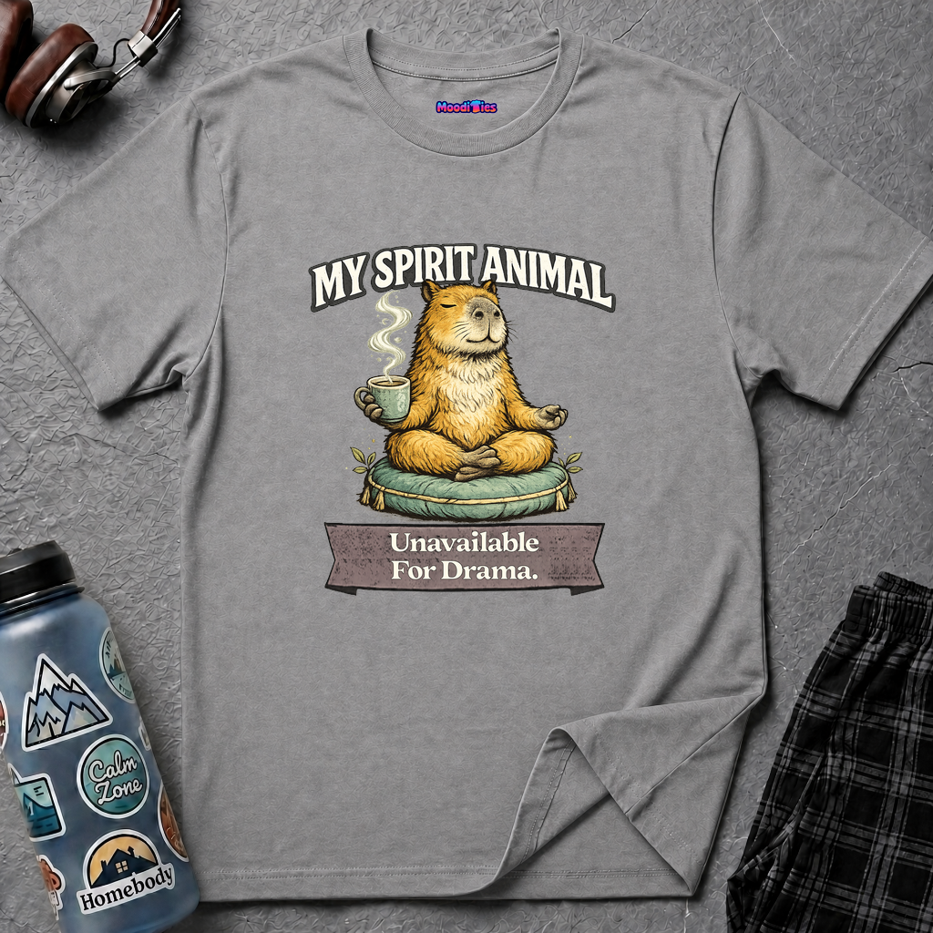"My Spirit Animal: Capybara (Unavailable For Drama)" T-Shirt