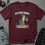 "My Spirit Animal: Cat (Sounds Like A YOU Problem)" T-Shirt