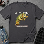 "My Spirit Animal: Chameleon (Adapting Again)" T-Shirt