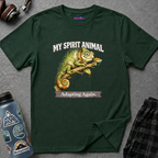"My Spirit Animal: Chameleon (Adapting Again)" T-Shirt