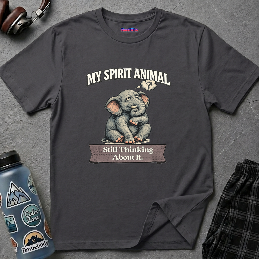 "My Spirit Animal: Elephant (Still Thinking About It)" T-Shirt