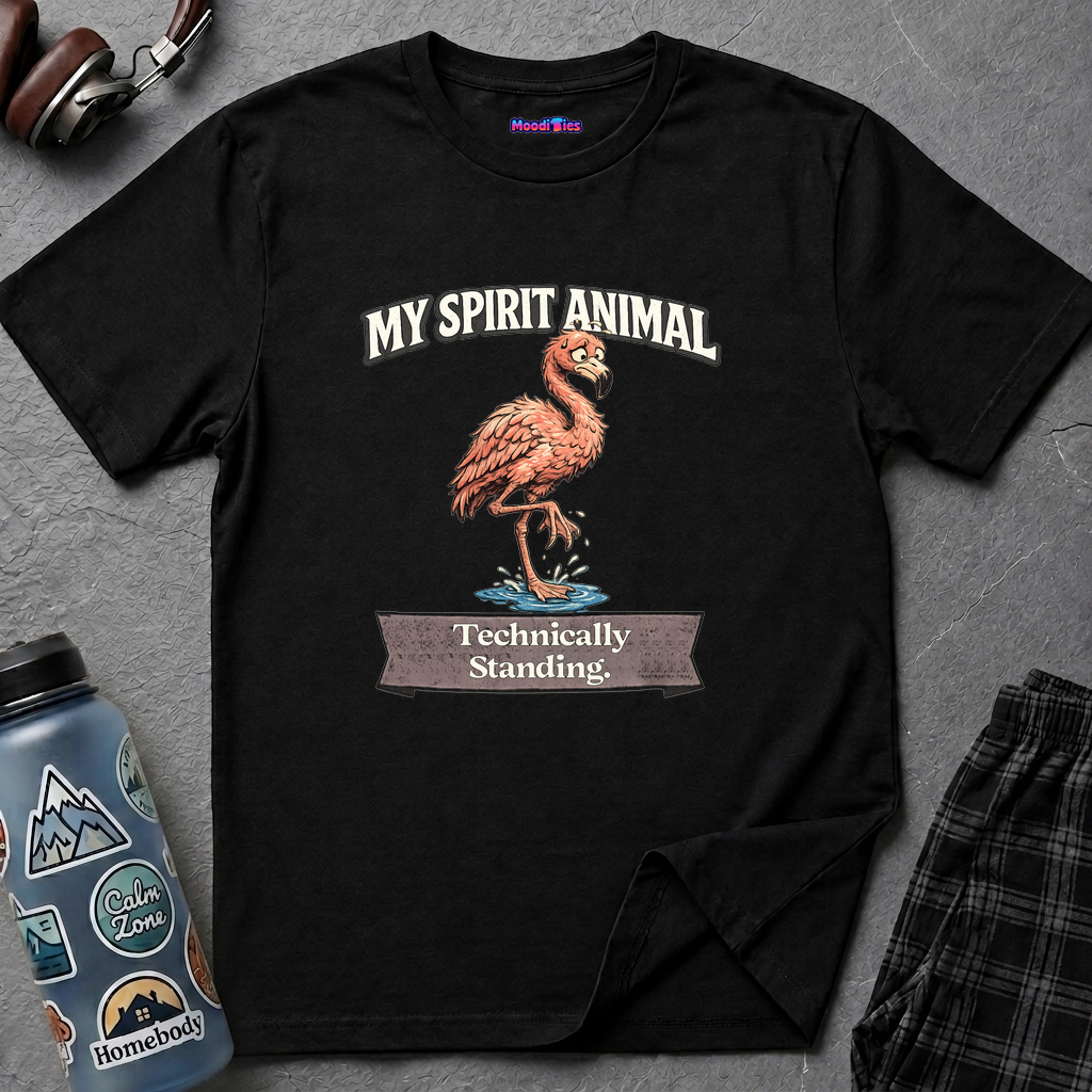 "My Spirit Animal: Flamingo (Technically Standing)" T-Shirt