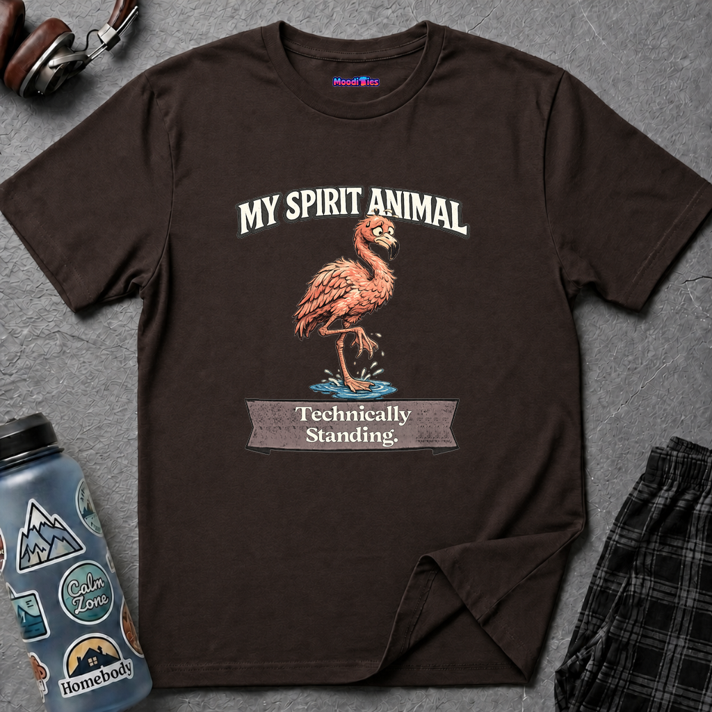 "My Spirit Animal: Flamingo (Technically Standing)" T-Shirt