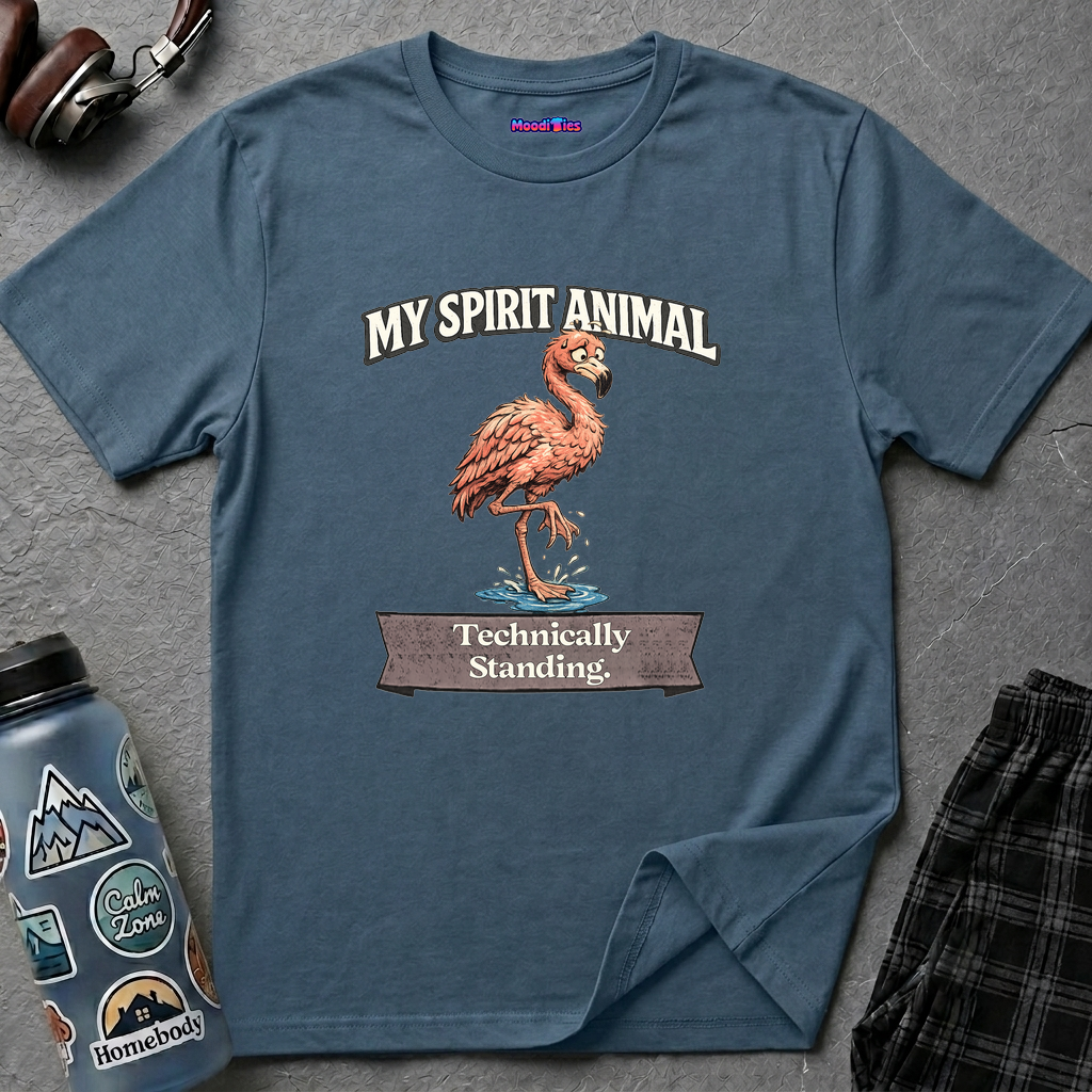 "My Spirit Animal: Flamingo (Technically Standing)" T-Shirt