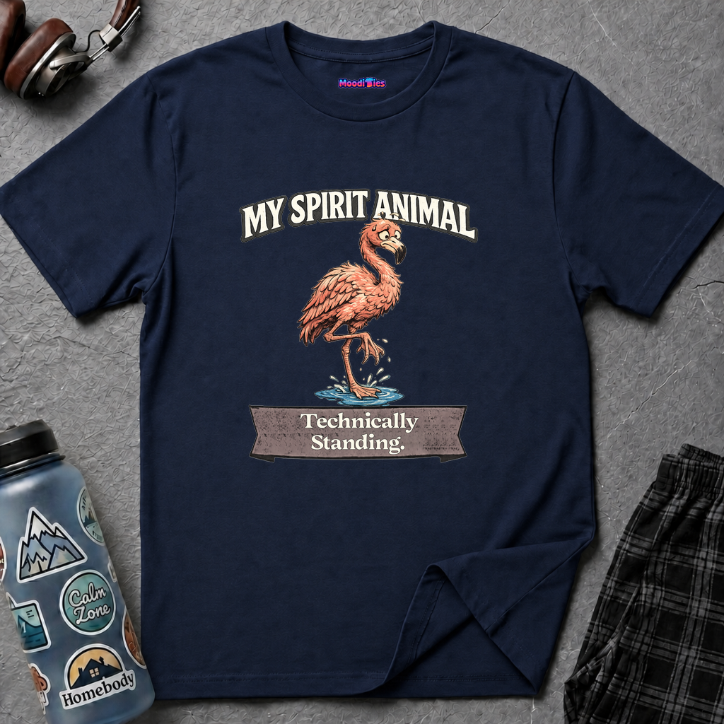 "My Spirit Animal: Flamingo (Technically Standing)" T-Shirt