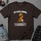 "My Spirit Animal: Fox (Explain The Feather)" T-Shirt