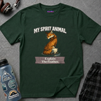 "My Spirit Animal: Fox (Explain The Feather)" T-Shirt