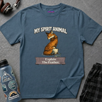 "My Spirit Animal: Fox (Explain The Feather)" T-Shirt