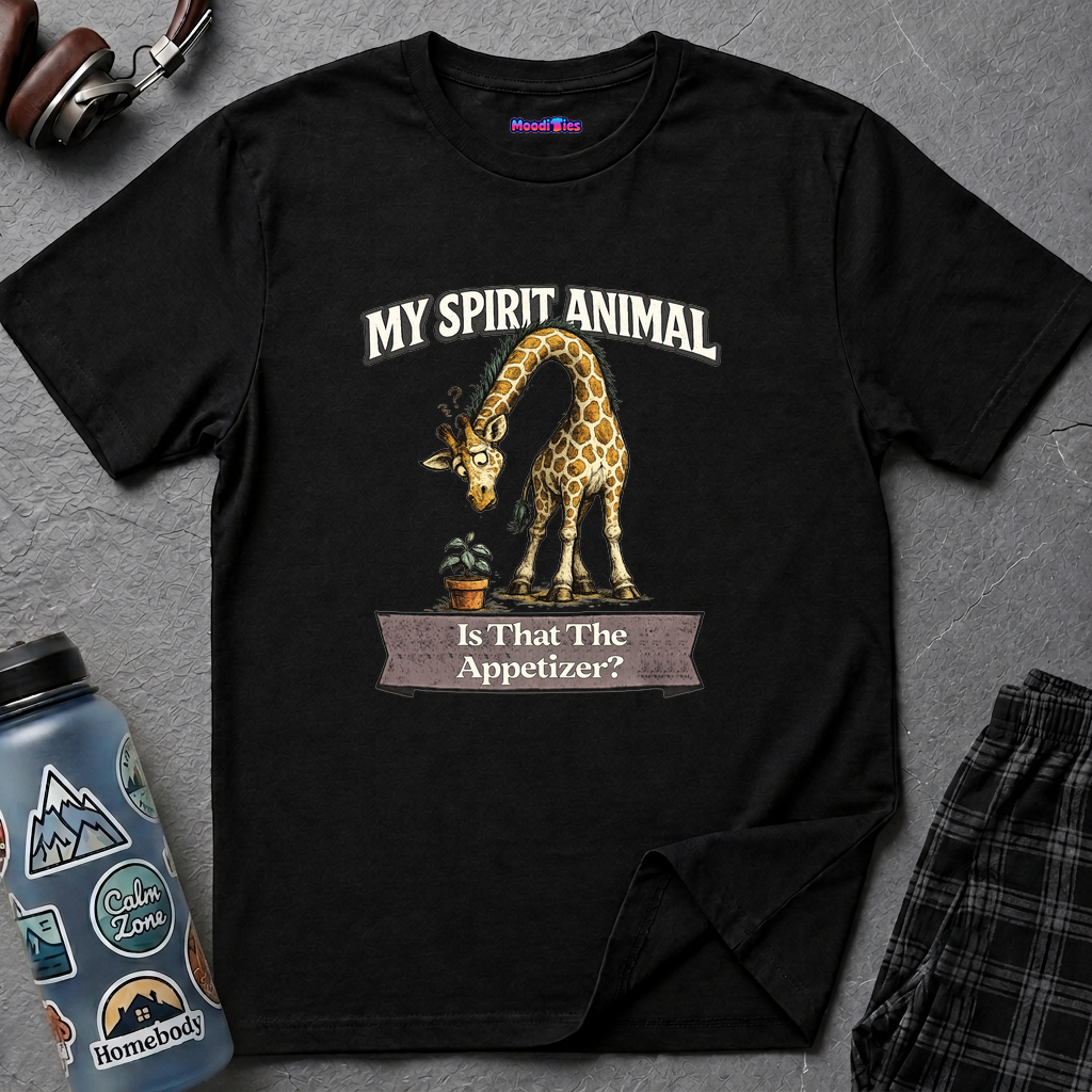 "My Spirit Animal: Giraffe (Is That The Appetizer)" T-Shirt