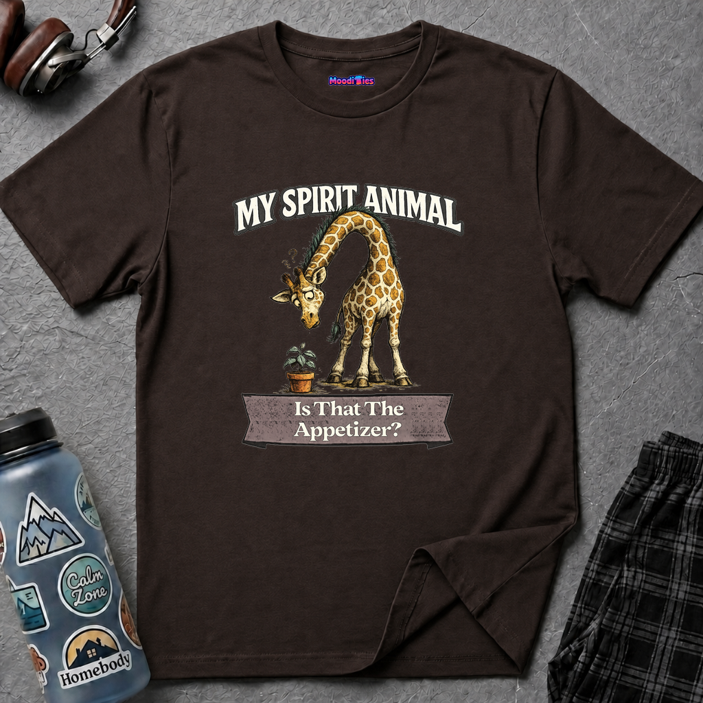 "My Spirit Animal: Giraffe (Is That The Appetizer)" T-Shirt