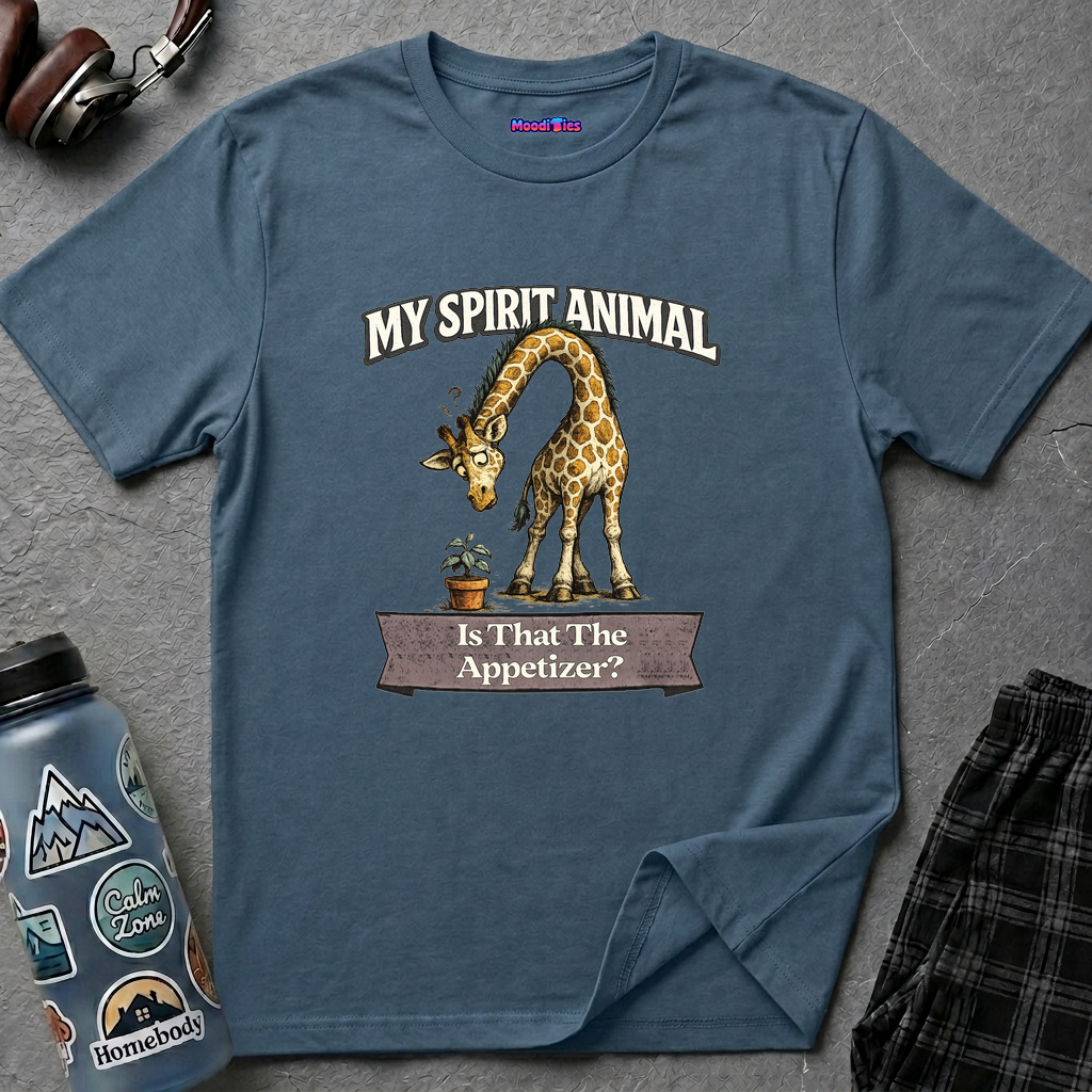 "My Spirit Animal: Giraffe (Is That The Appetizer)" T-Shirt