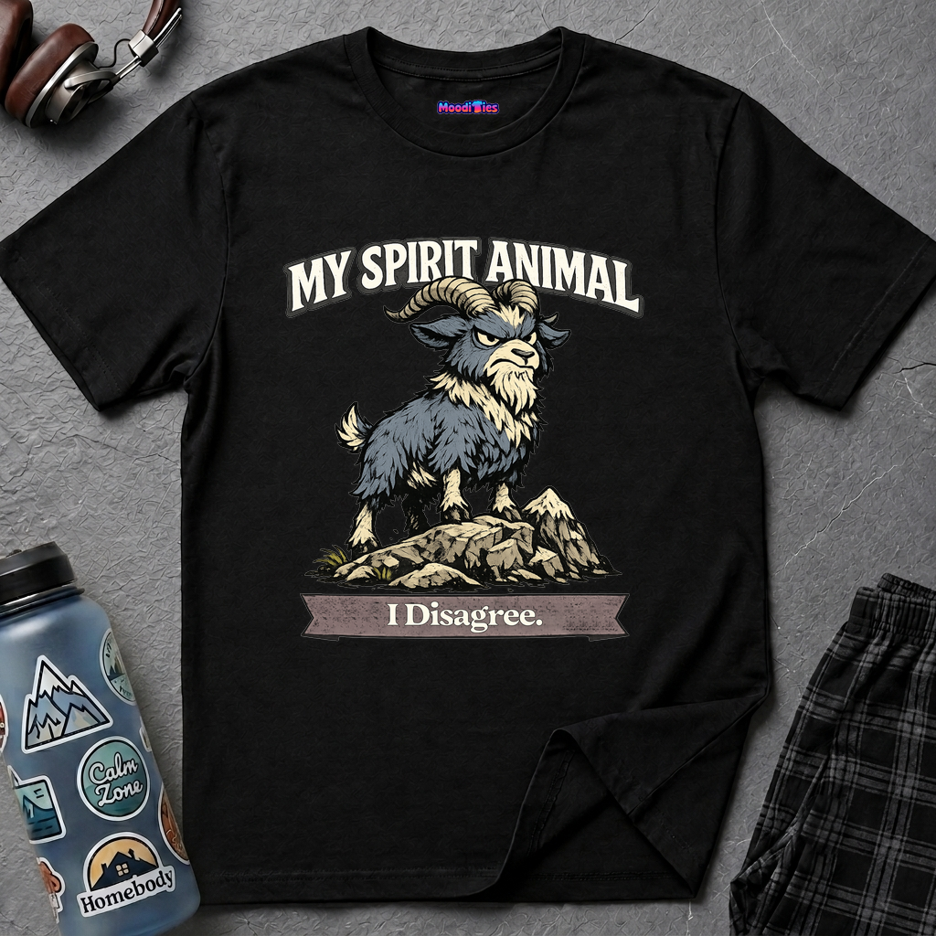 "My Spirit Animal: Goat (I Disagree)" T-Shirt