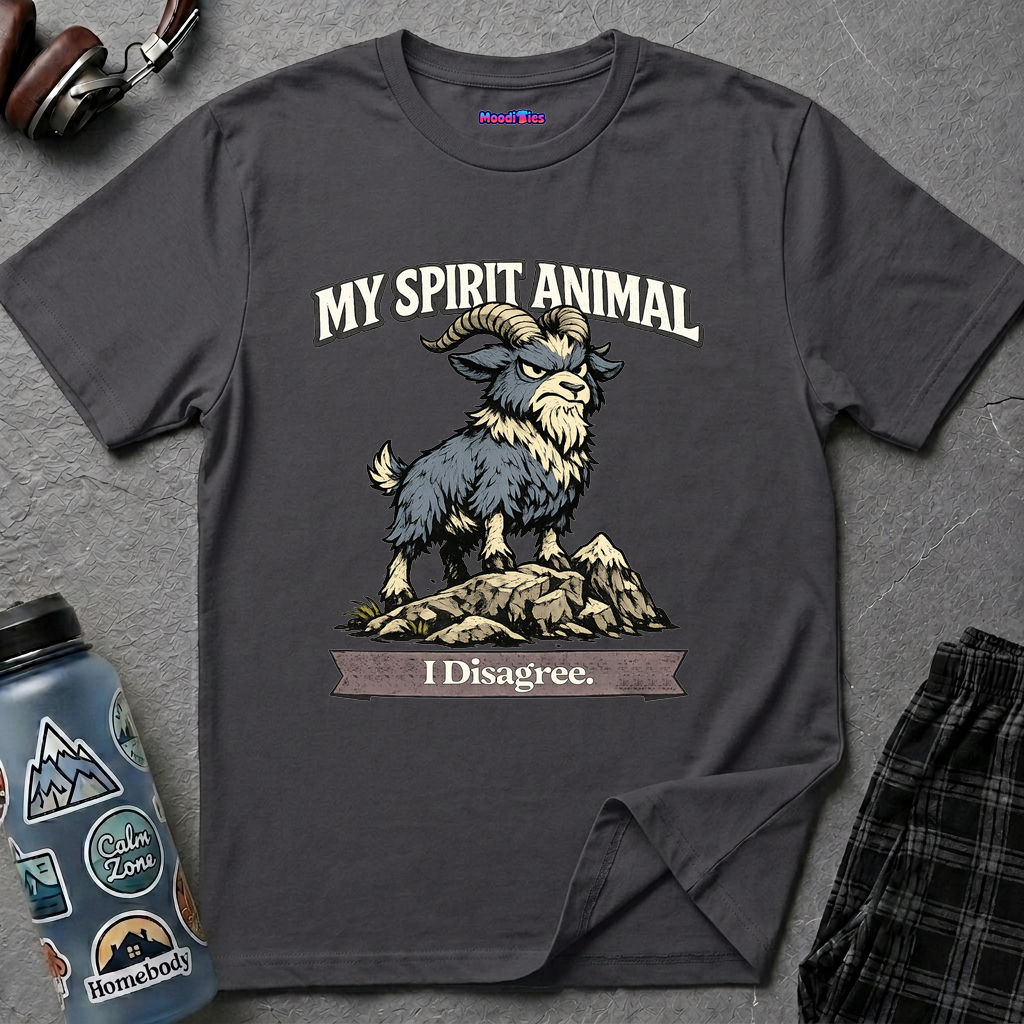 "My Spirit Animal: Goat (I Disagree)" T-Shirt