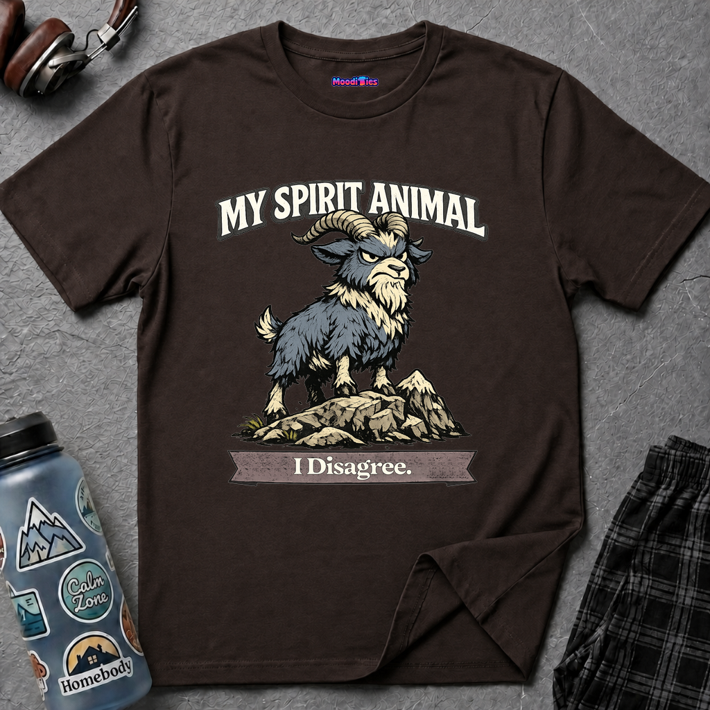 "My Spirit Animal: Goat (I Disagree)" T-Shirt