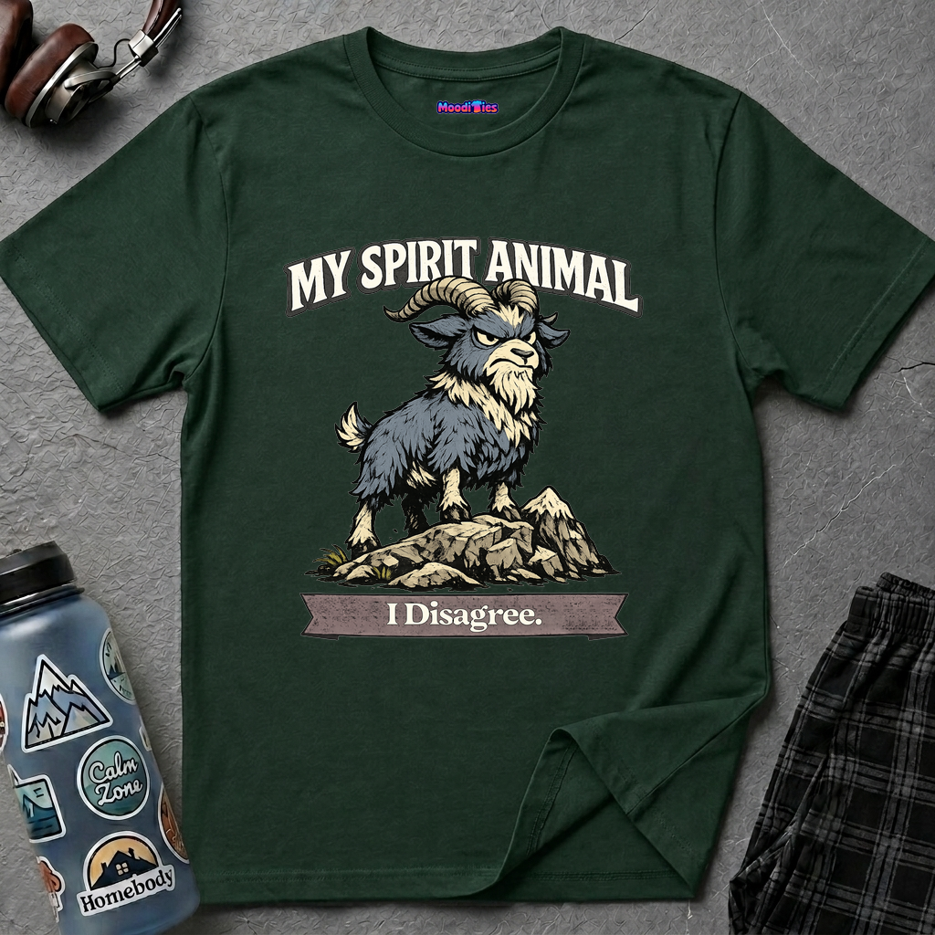 "My Spirit Animal: Goat (I Disagree)" T-Shirt