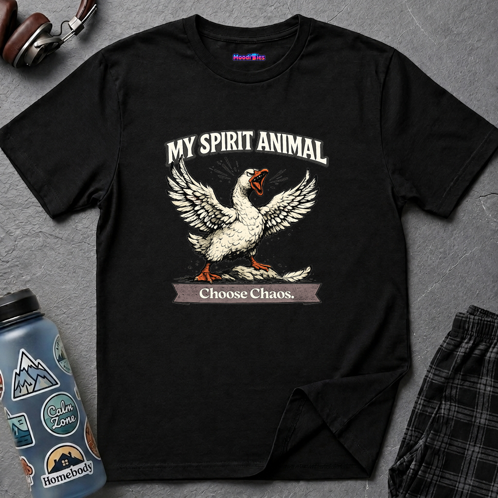 "My Spirit Animal: Goose (Choose Chaos)" T-Shirt