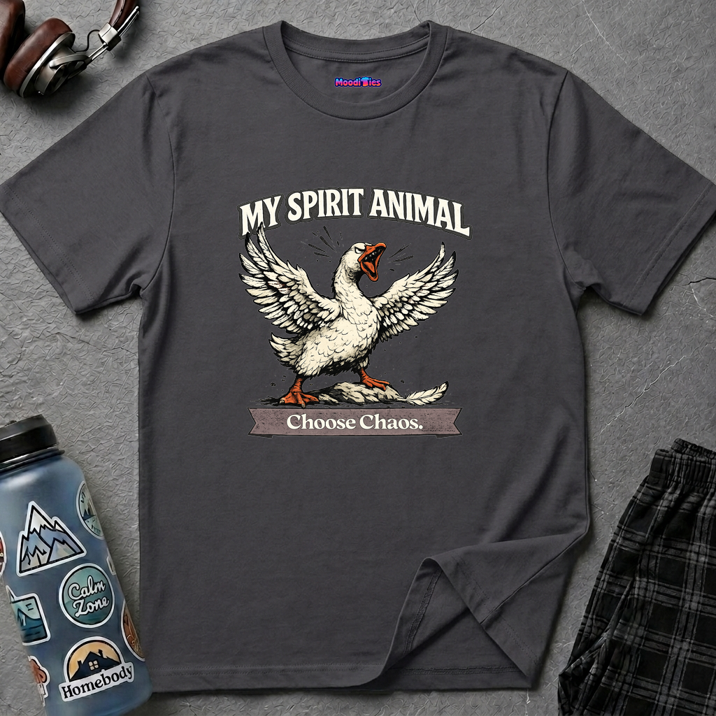 "My Spirit Animal: Goose (Choose Chaos)" T-Shirt