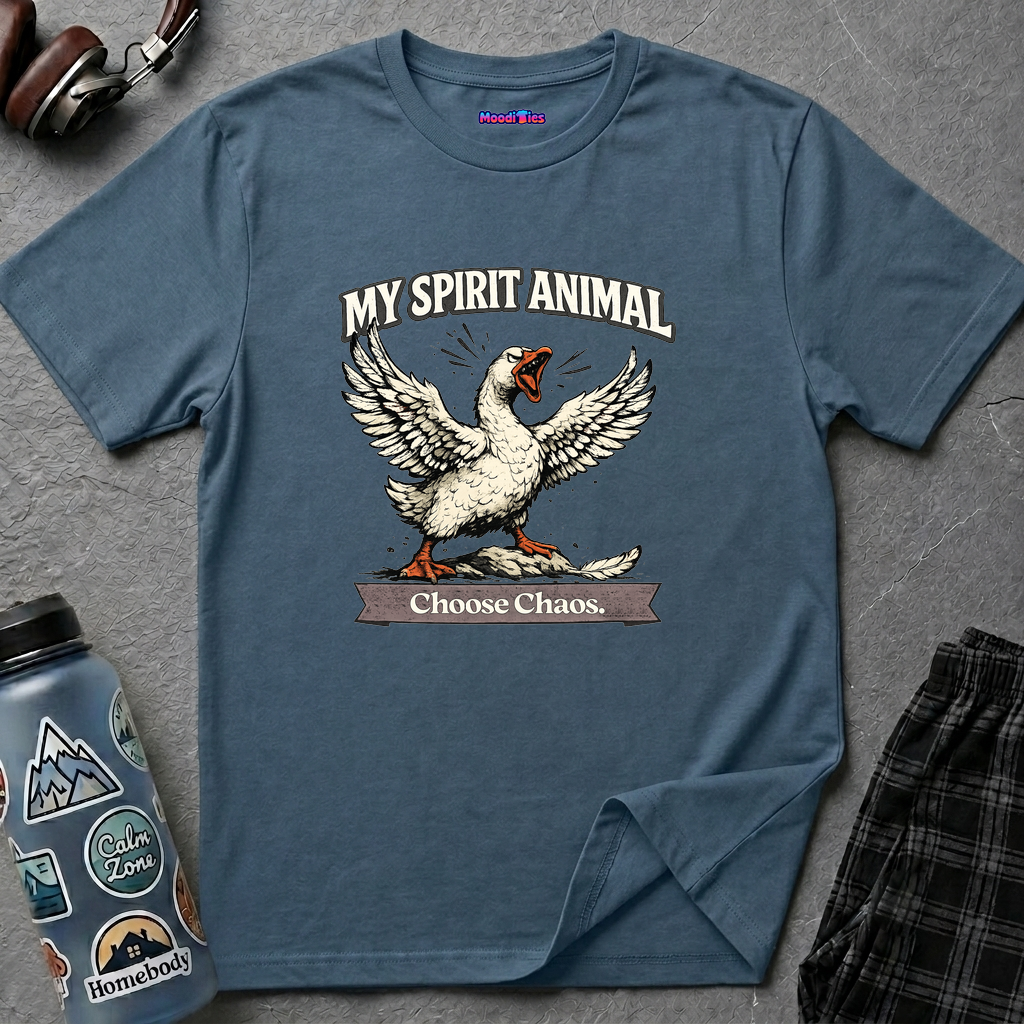 "My Spirit Animal: Goose (Choose Chaos)" T-Shirt