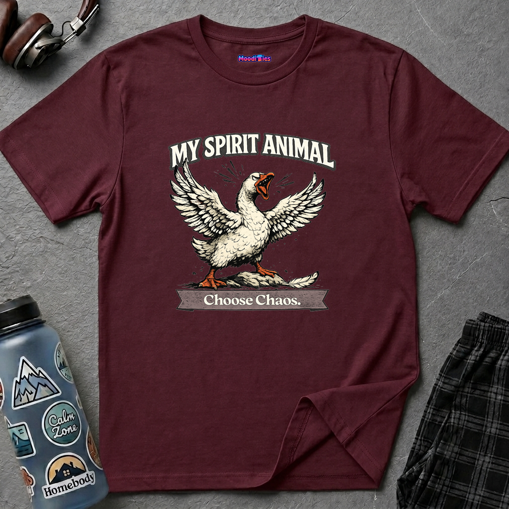 "My Spirit Animal: Goose (Choose Chaos)" T-Shirt