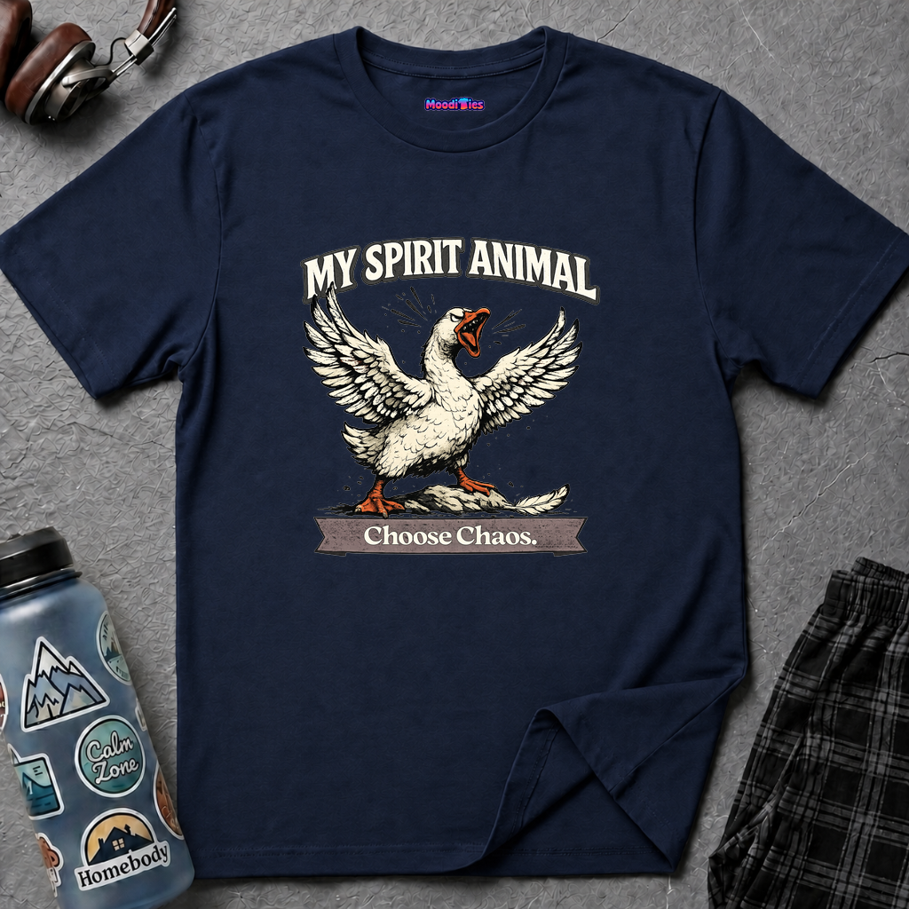 "My Spirit Animal: Goose (Choose Chaos)" T-Shirt