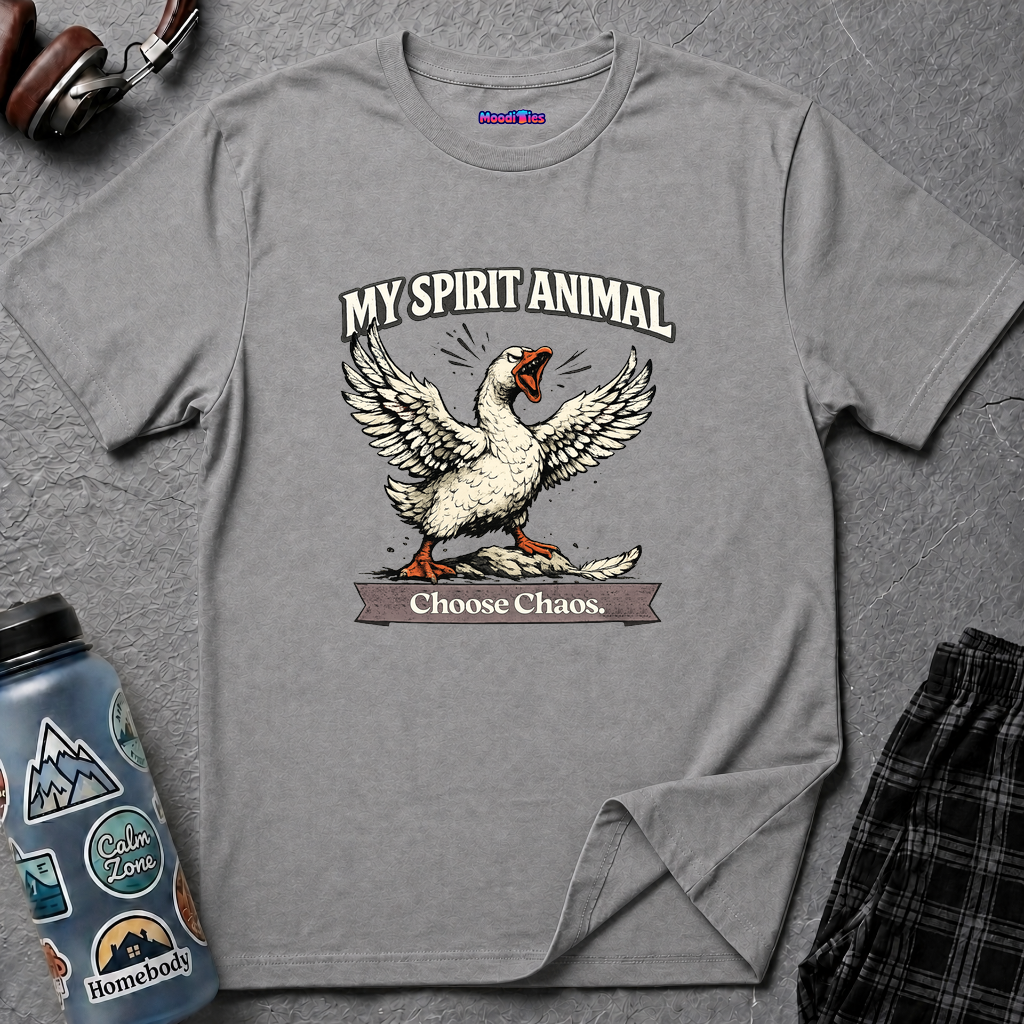 "My Spirit Animal: Goose (Choose Chaos)" T-Shirt