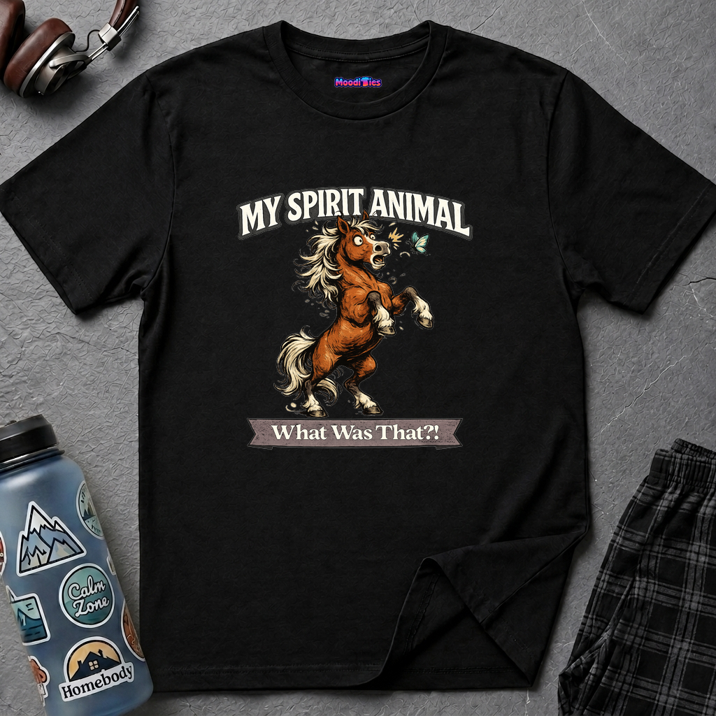 "My Spirit Animal: Horse (What Was That?!)" T-Shirt