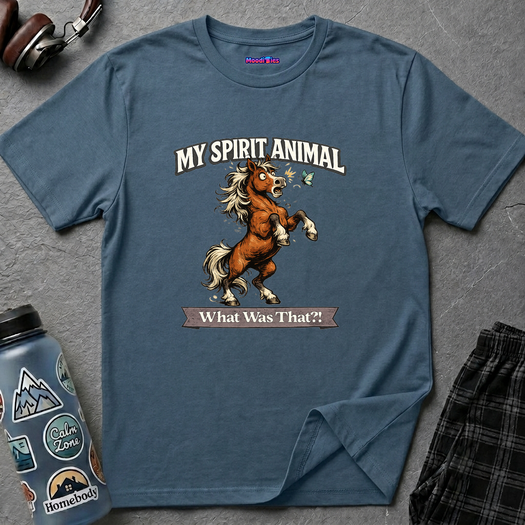 "My Spirit Animal: Horse (What Was That?!)" T-Shirt