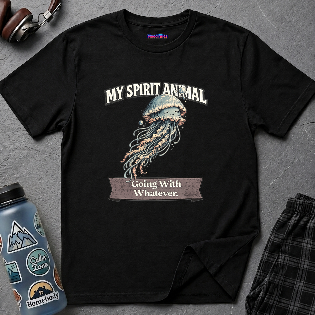 "My Spirit Animal: Jellyfish (Going With Whatever)" T-Shirt