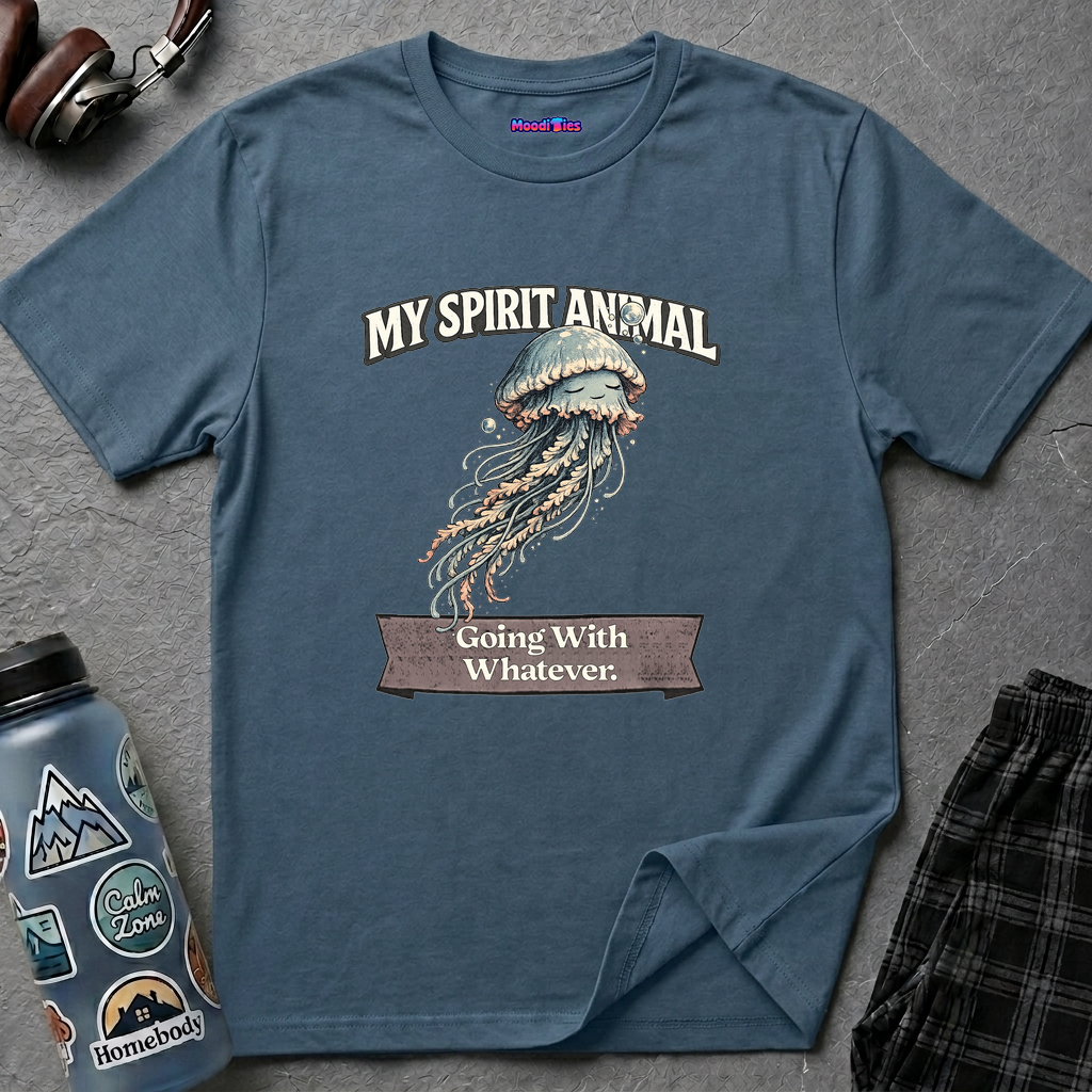 "My Spirit Animal: Jellyfish (Going With Whatever)" T-Shirt