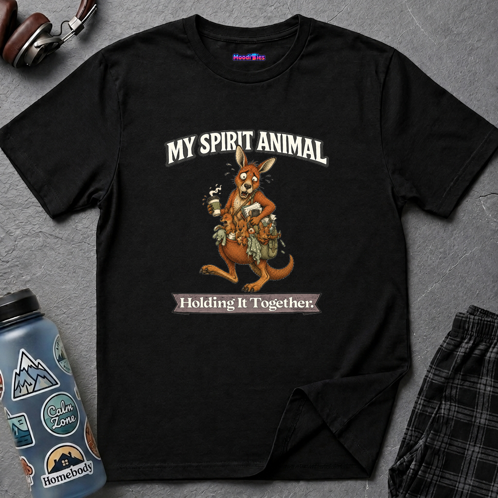 "My Spirit Animal: Kangaroo (Holding It Together)" T-Shirt