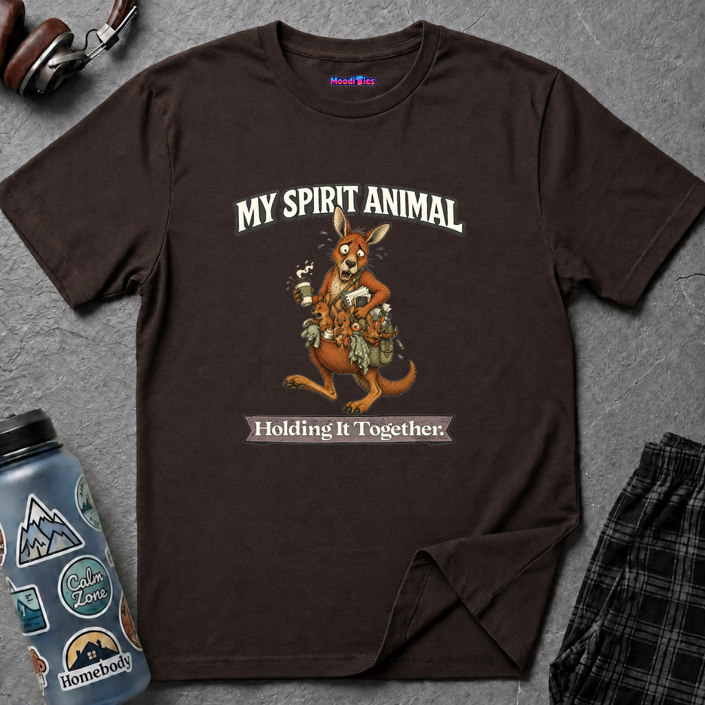 "My Spirit Animal: Kangaroo (Holding It Together)" T-Shirt