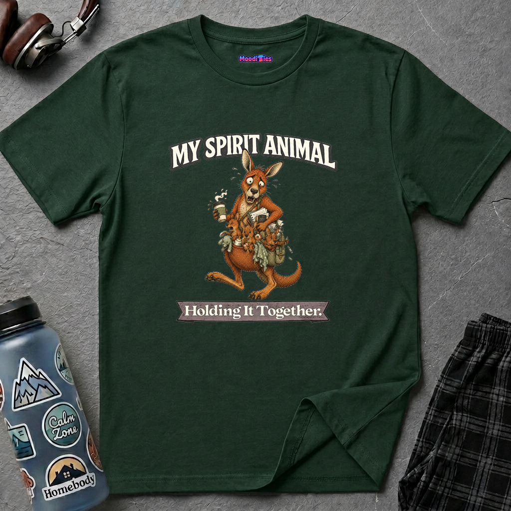 "My Spirit Animal: Kangaroo (Holding It Together)" T-Shirt