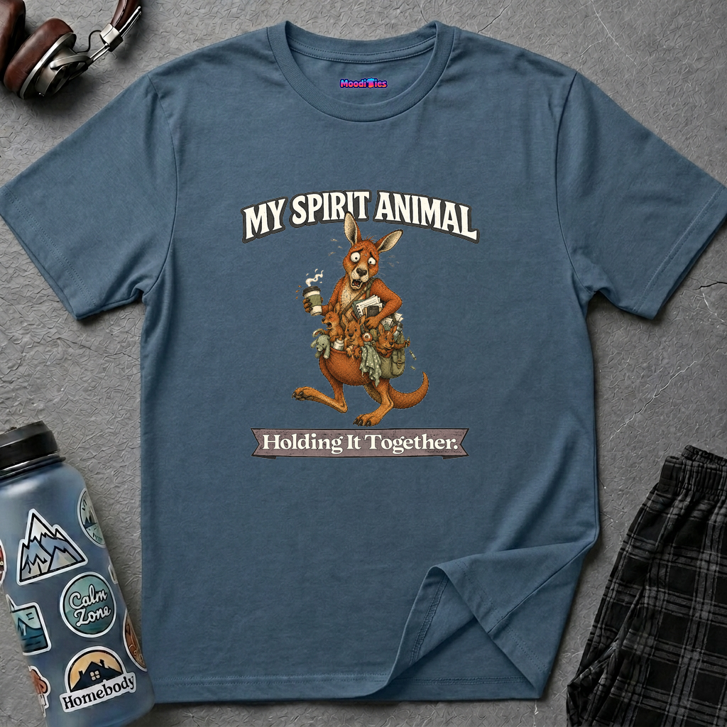 "My Spirit Animal: Kangaroo (Holding It Together)" T-Shirt