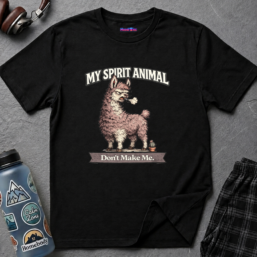 "My Spirit Animal: Llama (Don't Make Me)" T-Shirt
