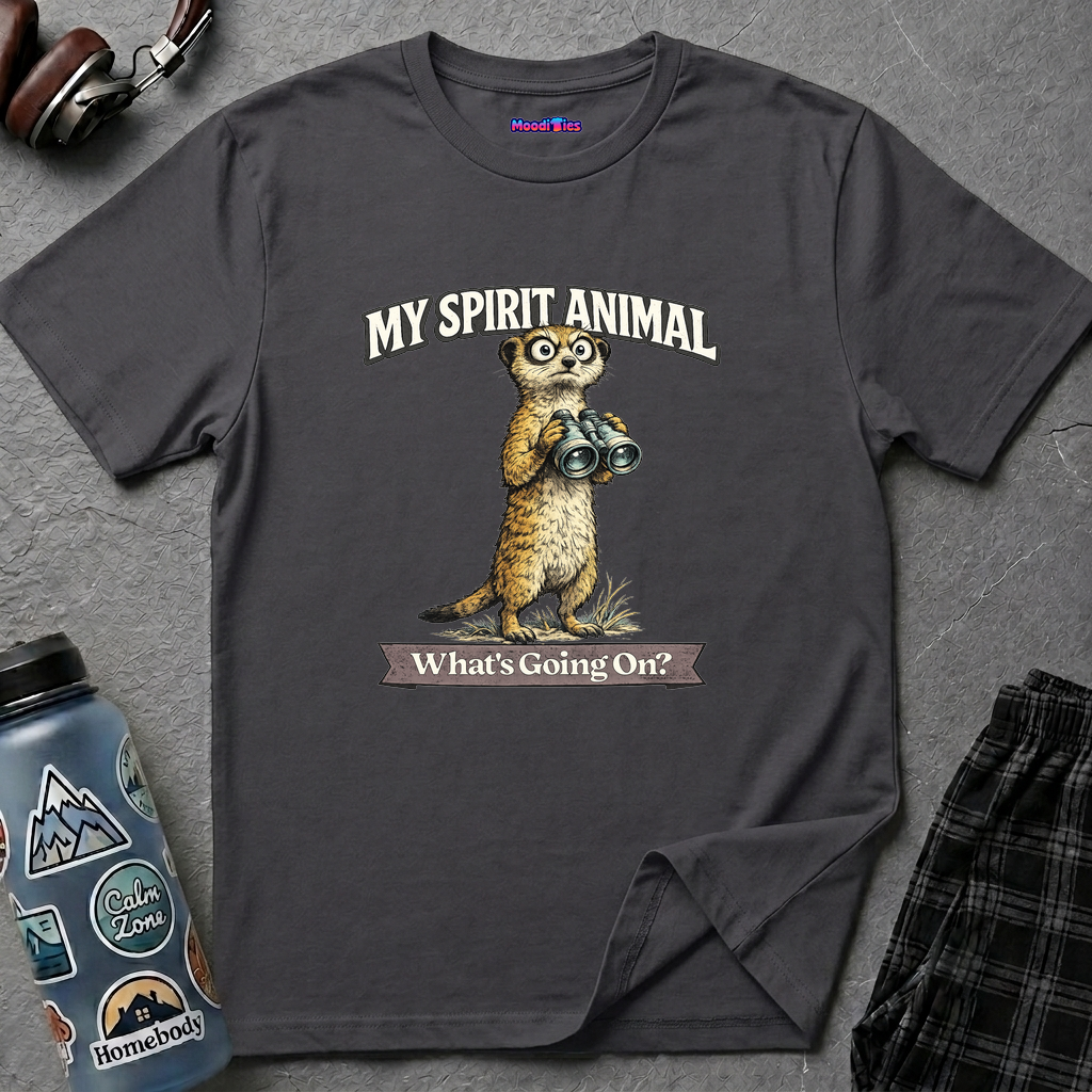 "My Spirit Animal: Meerkat (What's Going On)" T-Shirt