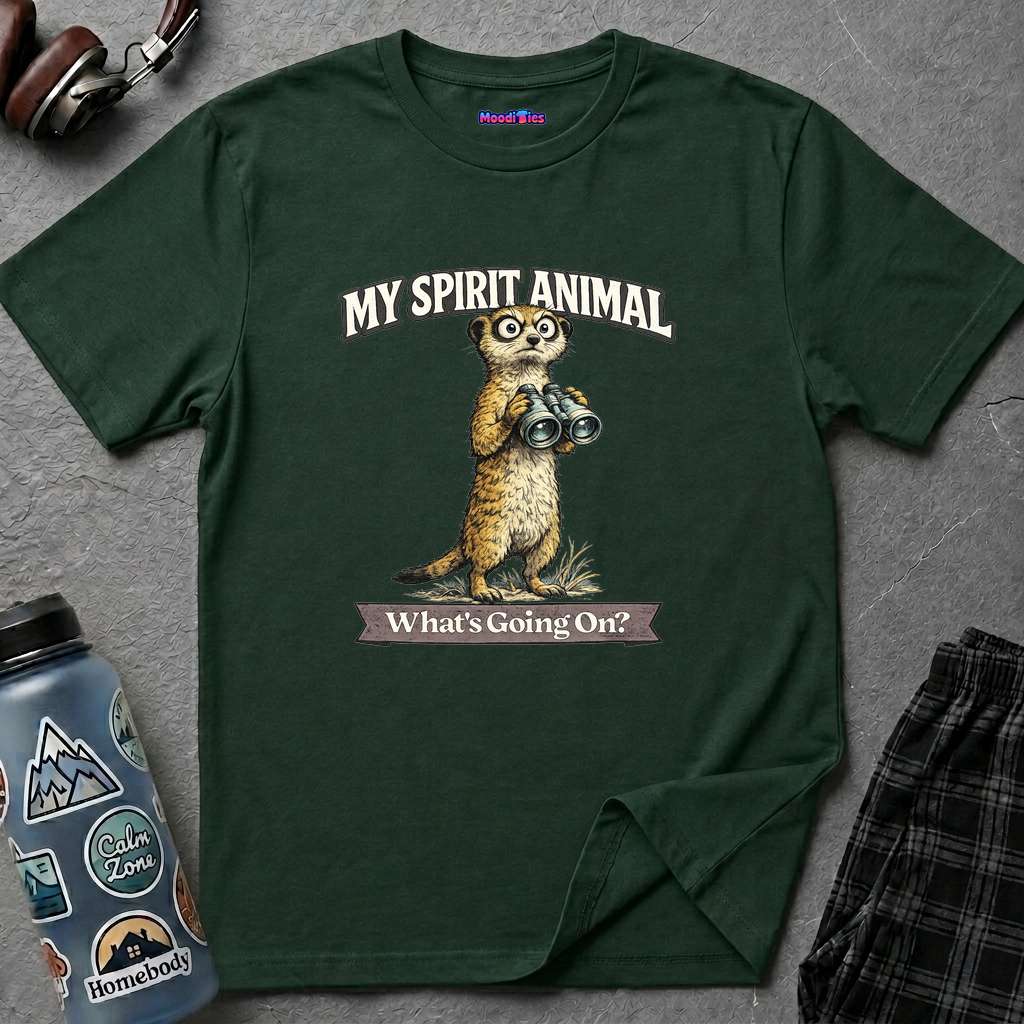 "My Spirit Animal: Meerkat (What's Going On)" T-Shirt