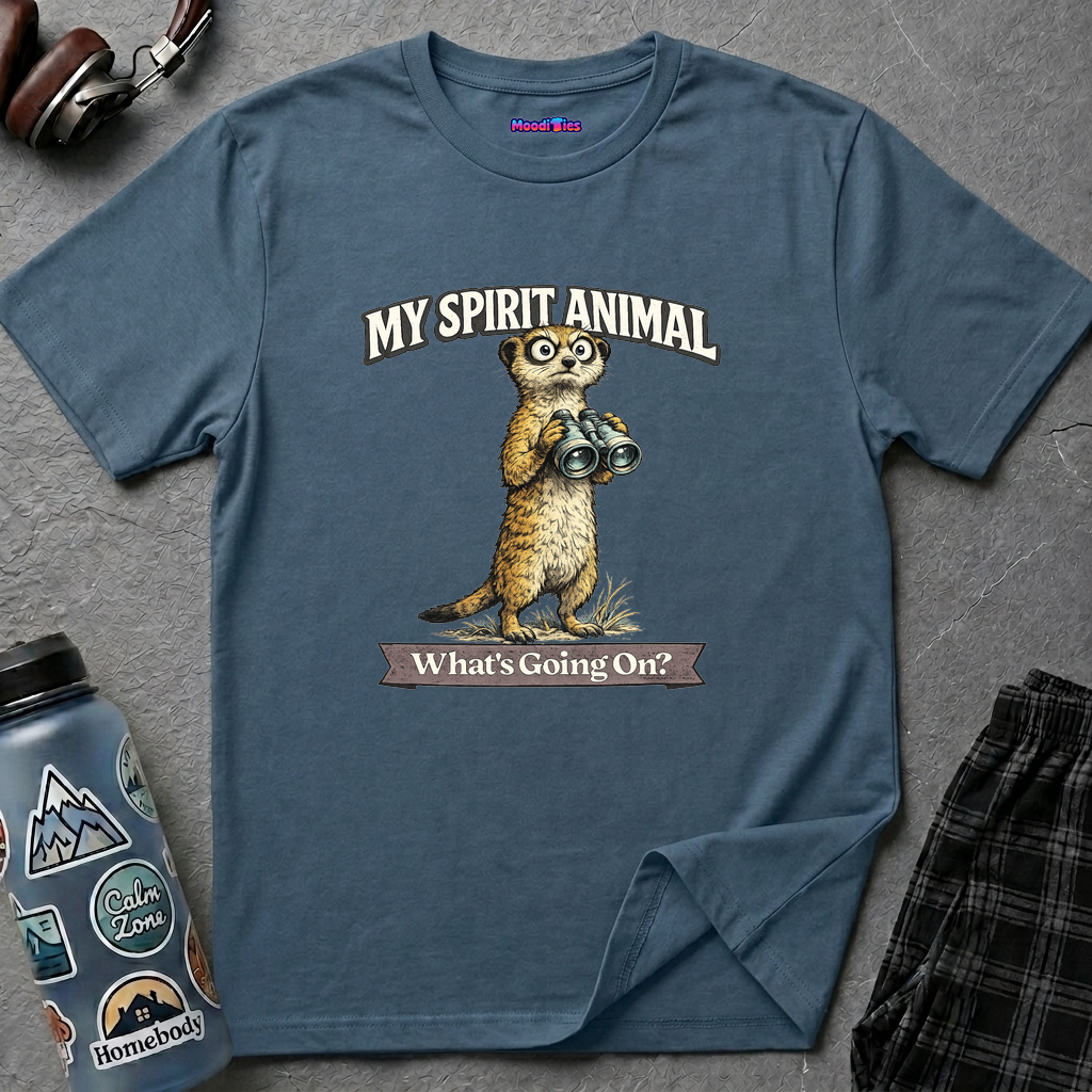 "My Spirit Animal: Meerkat (What's Going On)" T-Shirt