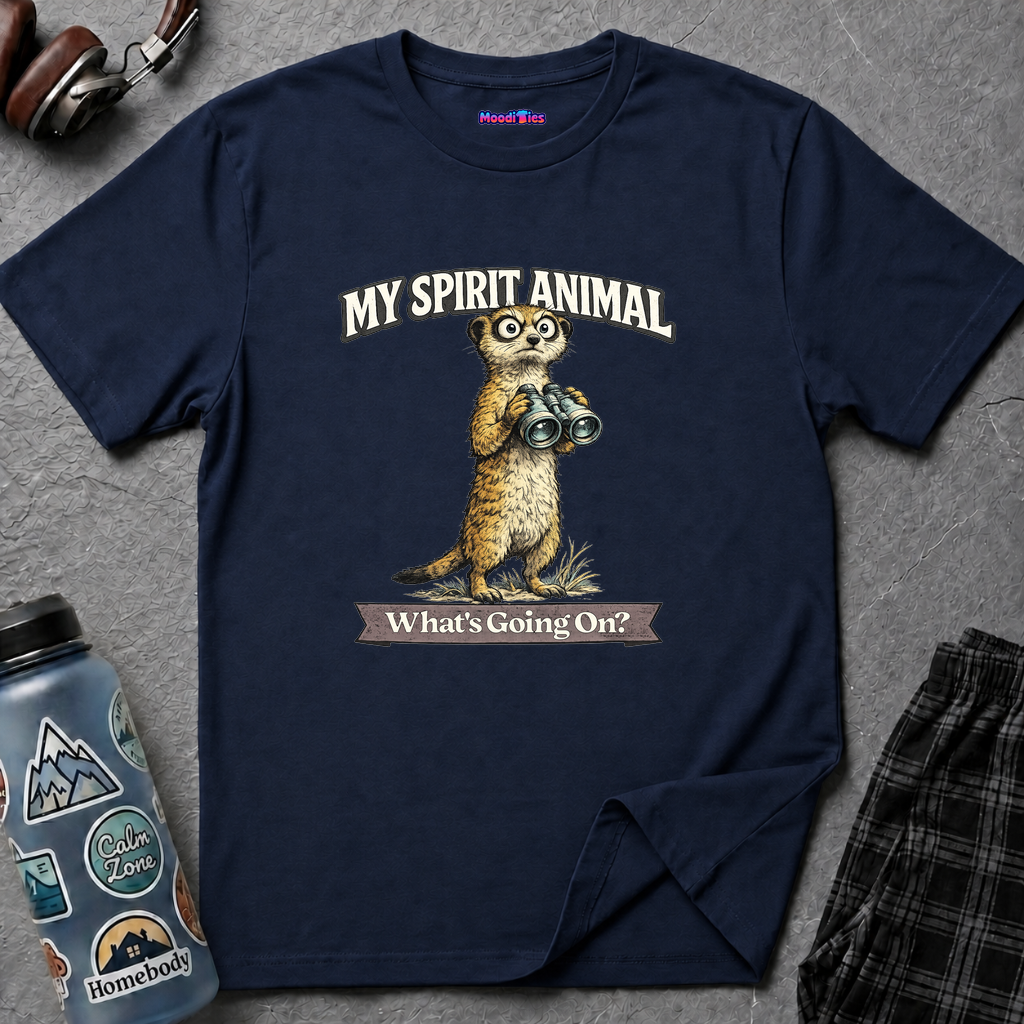 "My Spirit Animal: Meerkat (What's Going On)" T-Shirt
