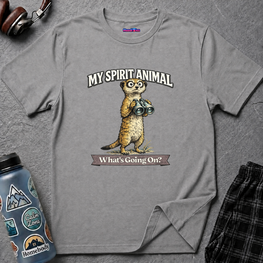 "My Spirit Animal: Meerkat (What's Going On)" T-Shirt
