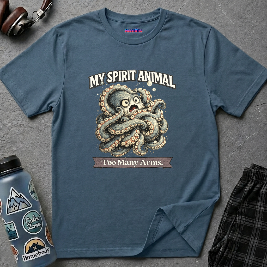 "My Spirit Animal: Octopus (Too Many Arms)" T-Shirt