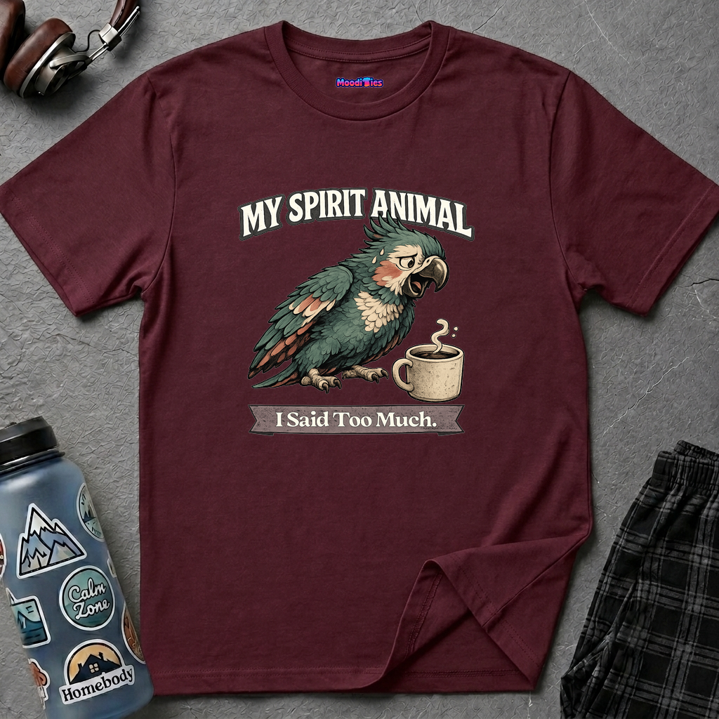 "My Spirit Animal: Parrot (I Said Too Much)" T-Shirt