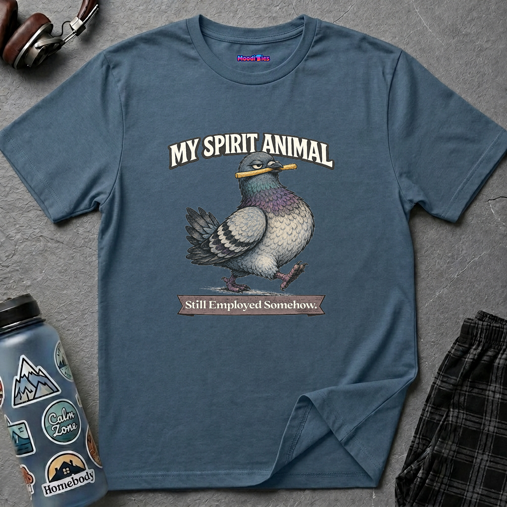 "My Spirit Animal: Pigeon (Still Employed Somehow)" T-Shirt