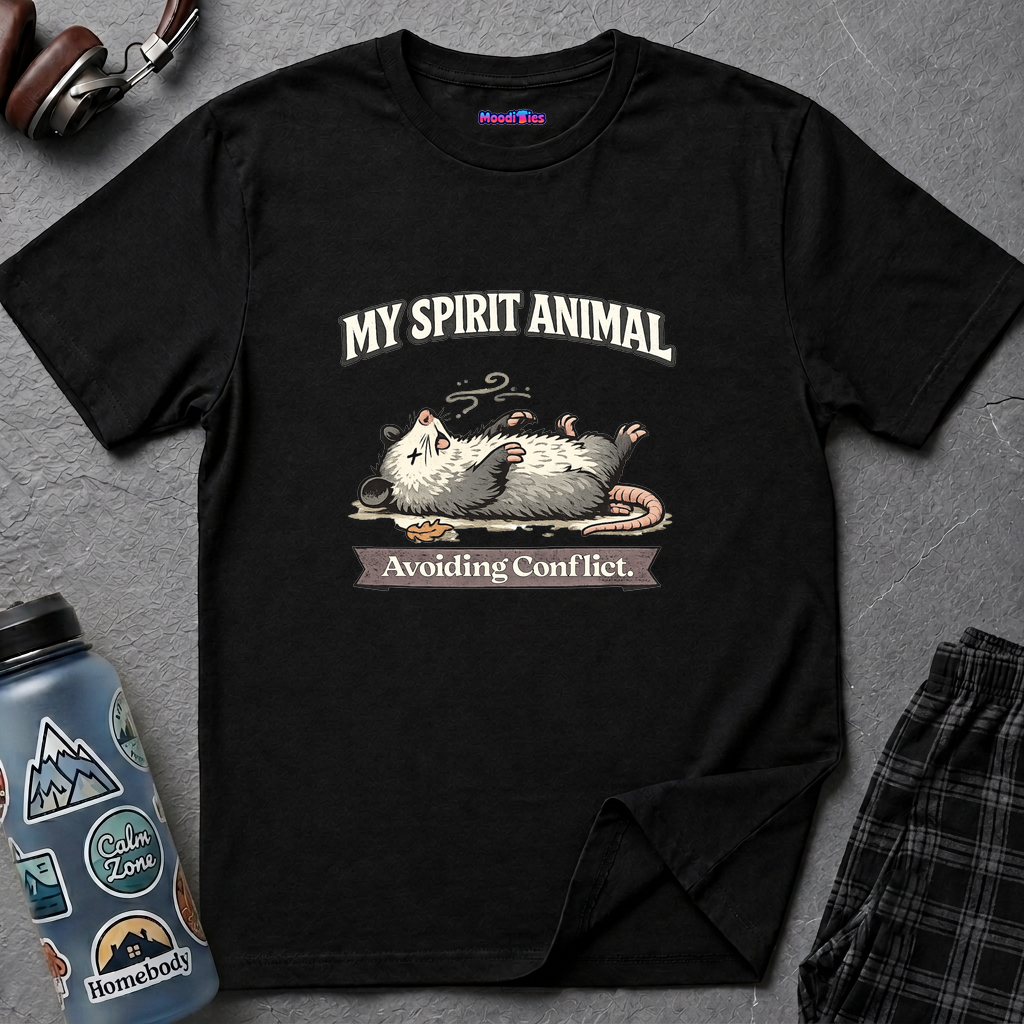 "My Spirit Animal: Possum (Avoiding Conflict)" T-Shirt
