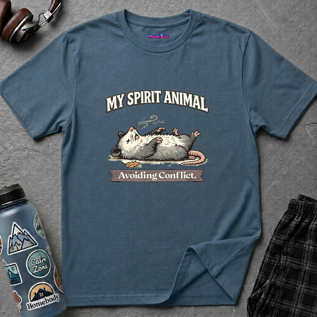 "My Spirit Animal: Possum (Avoiding Conflict)" T-Shirt