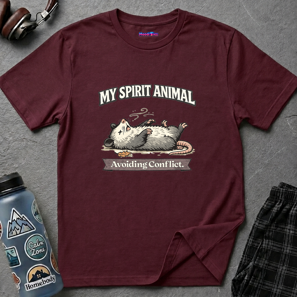 "My Spirit Animal: Possum (Avoiding Conflict)" T-Shirt
