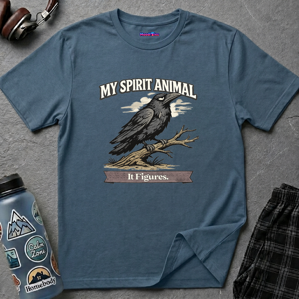 "My Spirit Animal: Raven (It Figures)" T-Shirt
