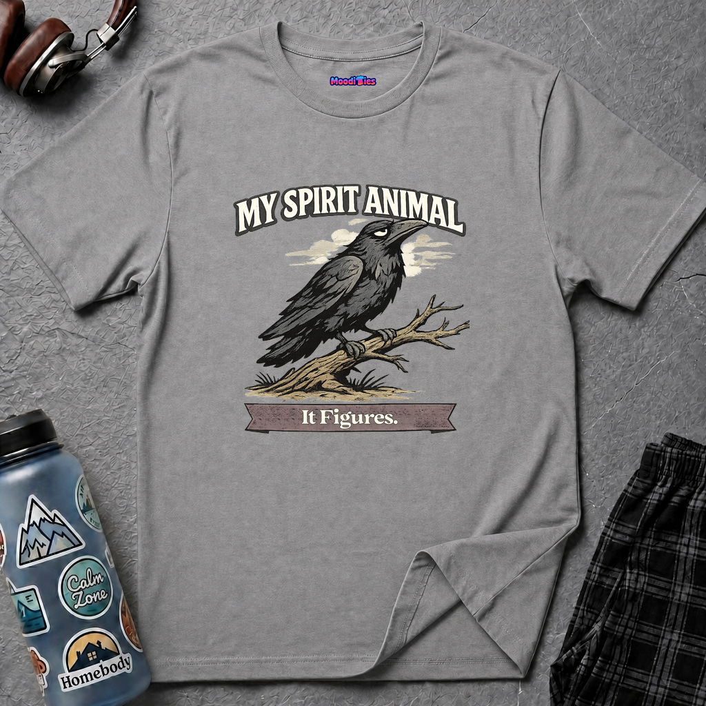 "My Spirit Animal: Raven (It Figures)" T-Shirt
